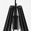 1-lichts hanglamp Gabbia - zwart