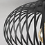 Plafondlamp Fiore - opengewerkte kap, grijs