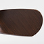 Ventilateur de plafond compact avec LED et télécommande Vietor - noir et marron foncé