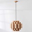 Lampe suspendue moderne Xylo en aspect bois