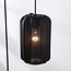 Lampe suspendue Japandi à 5 lumières Karima - noir
