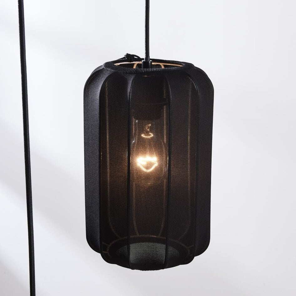Suspension Karima 5 lumières - noir