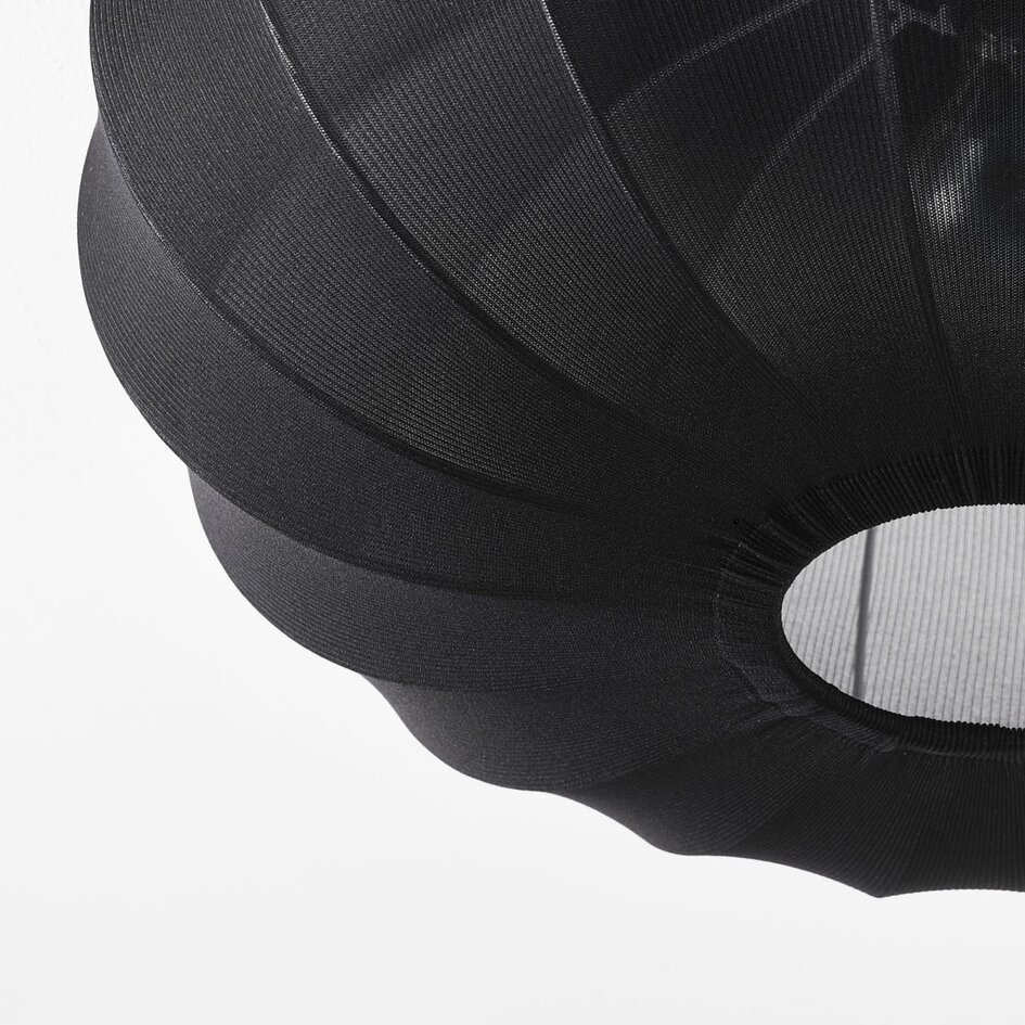 Plafonnier Japandi Celara avec abat-jour en tissu Ø50 cm