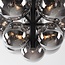 Plafonnier 12 lumières Decora - verre fumé