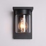 Moderne buitenlamp Aniello met schemersensor