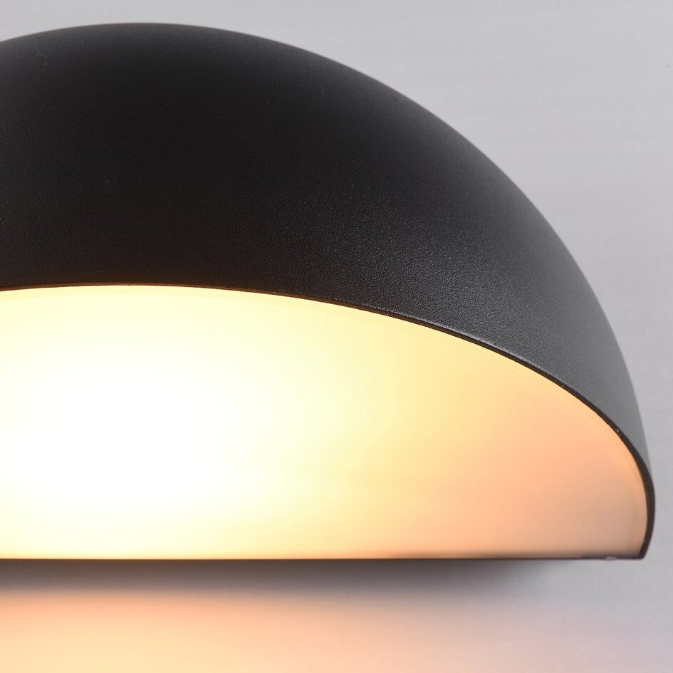 2-lichts buitenlamp Azzo - zwart