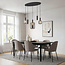 Lampe suspendue moderne Yoku avec verre fumé
