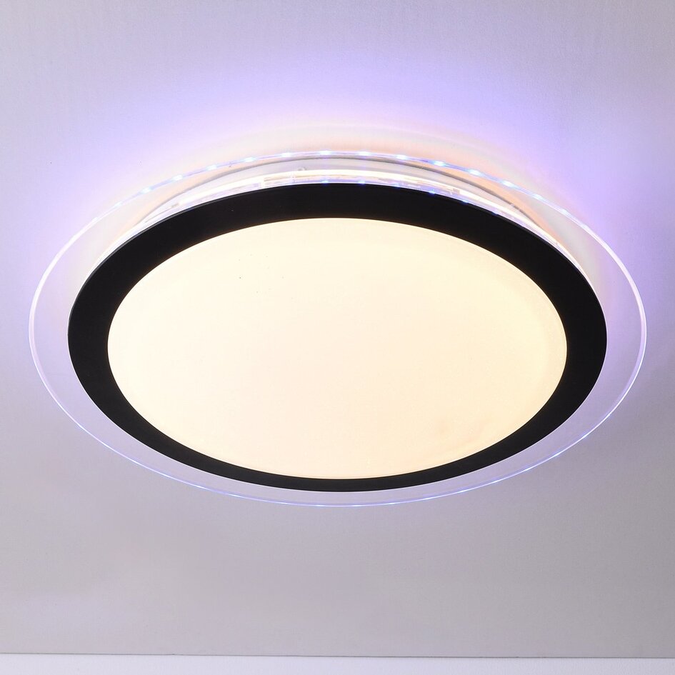 Plafondlamp Maisy met RGBW functie, afstandsbediening en geheugenfunctie