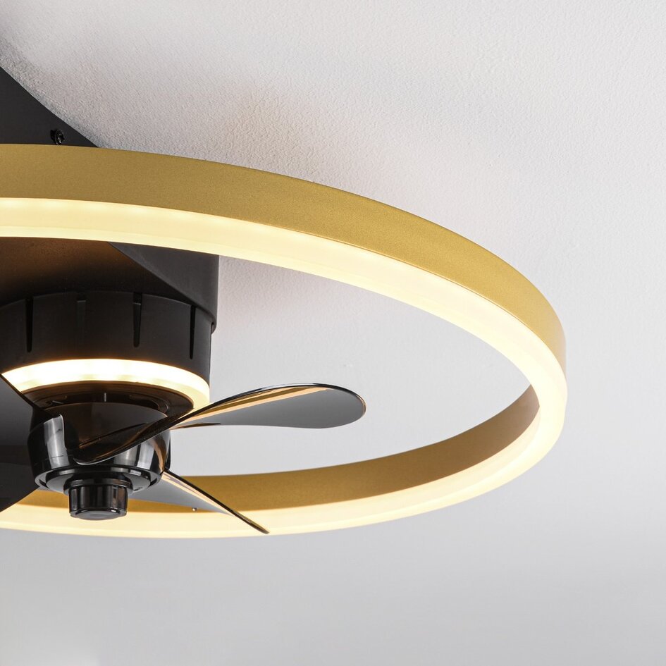 Ventilateur de plafond avec LED et télécommande - Lichi