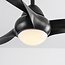 Ventilateur de plafond noir avec LED et lumière réglable - Wieke