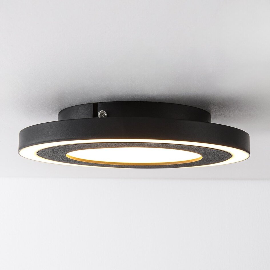 Ronde plafondlamp Macy met twee lichtpunten, 3-staps dimbaar
