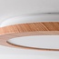 Plafondlamp 3-staps dimbaar met houten rand - Camille