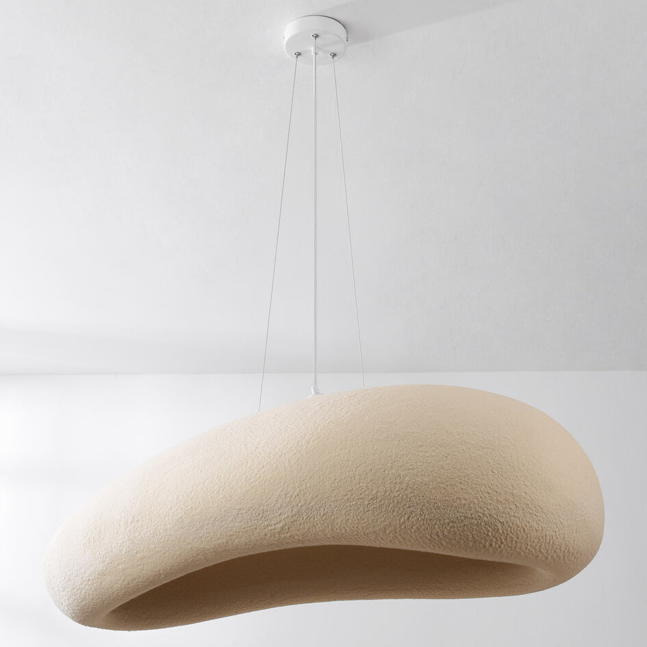 Lampe suspendue Wabi Sabi Numa 105 x 33 cm - beige sable