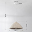 Lampe suspendue Wabi Sabi Amai Ø40 cm -  terrazzo beige