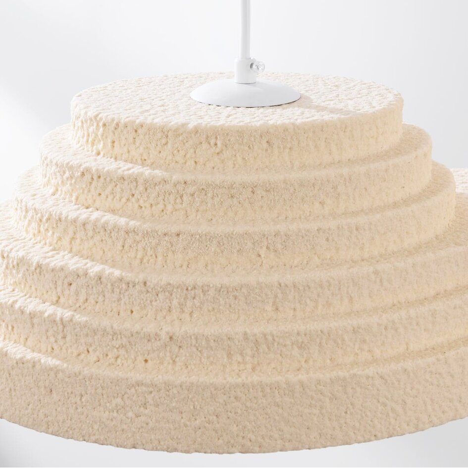Suspension Wabi Sabi Jumo avec 2 lumières 80 x 20 cm - beige sable