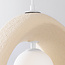 Eigentijdse Wabi Sabi hanglamp incl. G9 lichtbron Shio - zandbeige 38 x 42 cm