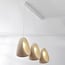 Suspension Wabi Sabi Akao 3 lumières, ampoules incluses - beige sable
