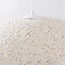 Wabi Sabi hanglamp Urban Stone met terrazzo beige steenmotief - 50 x 34 cm