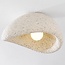 Wabi Sabi plafondlamp Concrete Aura 40 x 28 in terrazzo beige