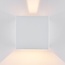 Moderne badkamerlamp Oliver met verstelbare kleppen - wit