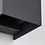 Lampe de salle de bain moderne Oliver avec clapets réglables - anthracite