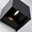 Badkamer wandlamp Daisy mat zwart - dim-to-warm