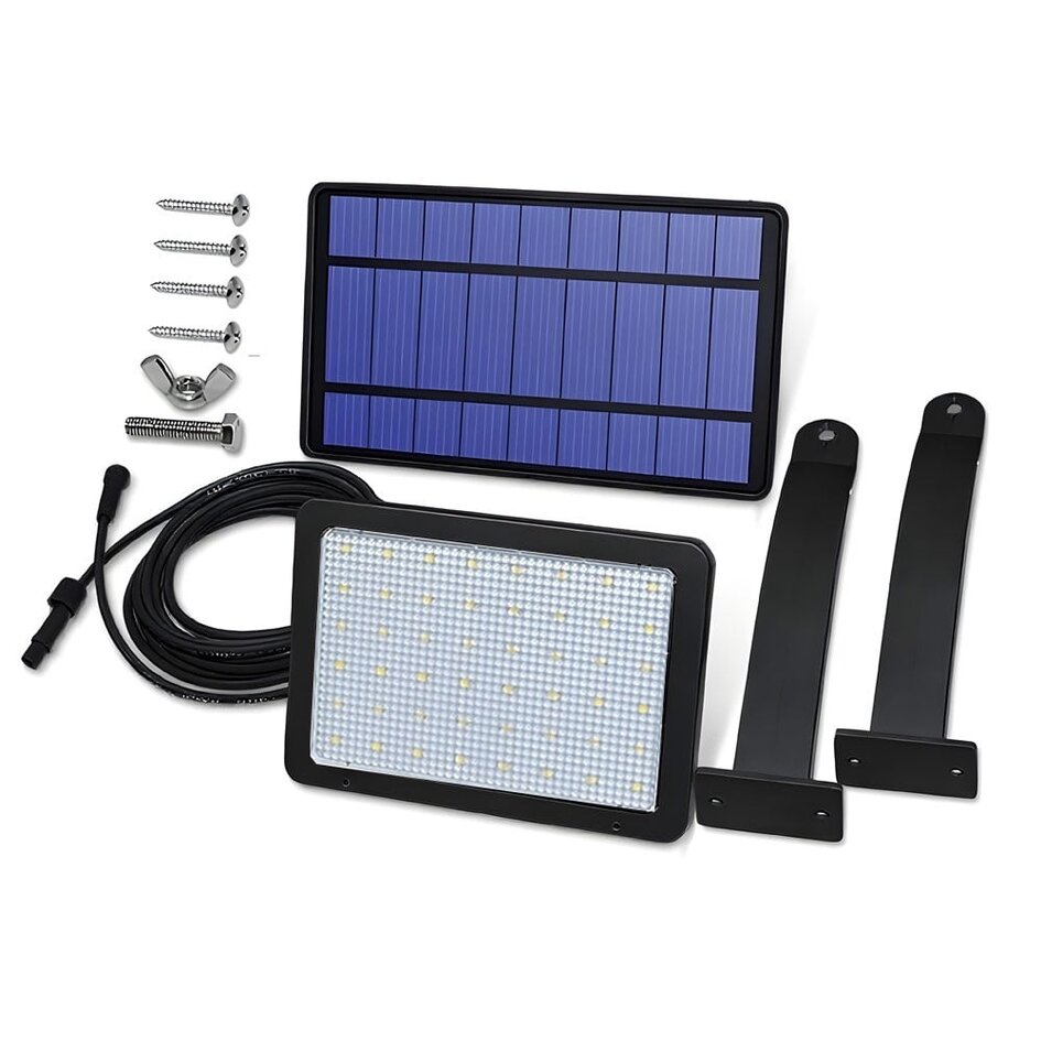 Solar wandlamp voor buiten met sensor - Brent