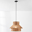 Lampe suspendue boho Ramea en corde de jute naturelle