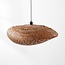 Lampe suspendue en bambou avec abat-jour tressé Ø68 cm - Trama