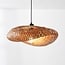 Lampe suspendue en bambou Texta avec abat-jour tressé Ø50 cm