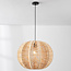 Lampe suspendue en rotin Pagna - tissée à la main avec un design naturel