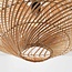 Lampe suspendue en rotin Filum au design ludique et à l'aspect naturel et chaleureux