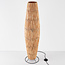 Vloerlamp Plecta van handgemaakte raffia - 103 cm