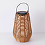 Lampe de table solaire Suya en rotin