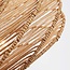Lampe suspendue design boho Suna en papier tressé