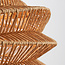 Lampe suspendue design Kanso en papier tressé naturel