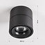 Plafondlamp buiten zwart 15W - Julie