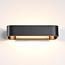 Applique murale contemporaine noire et dimmable - Aria
