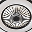 Ventilateur de plafond connecté Starry avec application Tuya Smart et RGB - noir