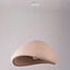 Lampe suspendue Wabi Sabi Yume 60 x 50 cm - motif de pierre rose poussiéreux