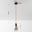 Suspension Lito avec effet terrazzo et bois