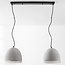 2-lichts Wabi Sabi hanglamp Tura in cementlook