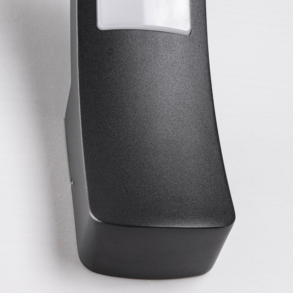 Moderne buitenmuurlamp Jette - zwart met geïntegreerde LED