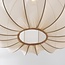 Stoffen hanglamp Wivra – Japandi stijl met lichtbeige kap in zachte vierkante vorm