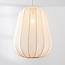 Suspension en tissu Mousa – Style Japandi avec abat-jour en forme de goutte beige clair