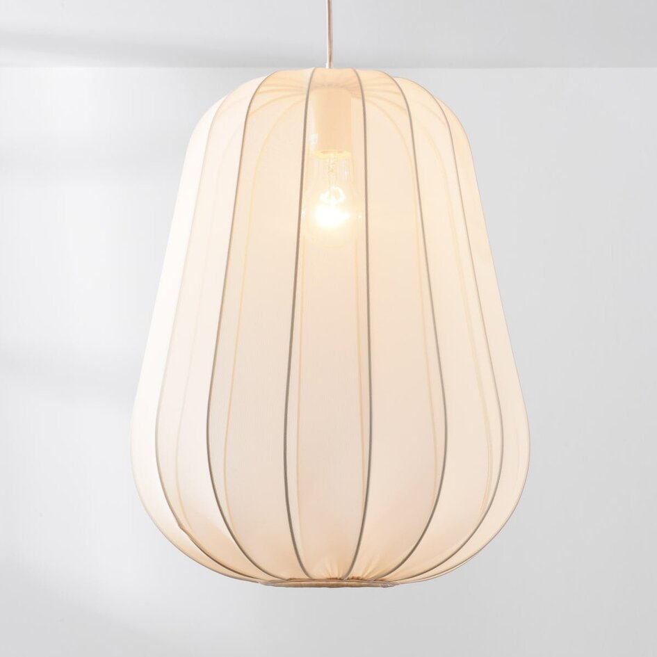 Hanglamp Mousa met druppelvormige kap - lichtbeige