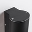 Moderne wandlamp buiten Sophie - zwart