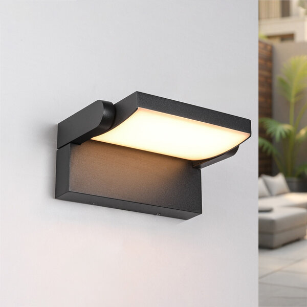 Verstelbare wandlamp Berlin - zwart