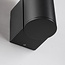 Moderne wandlamp buiten Iris - zwart