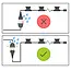 Kit complet de guirlande guinguette avec ampoules LED 4 couleurs